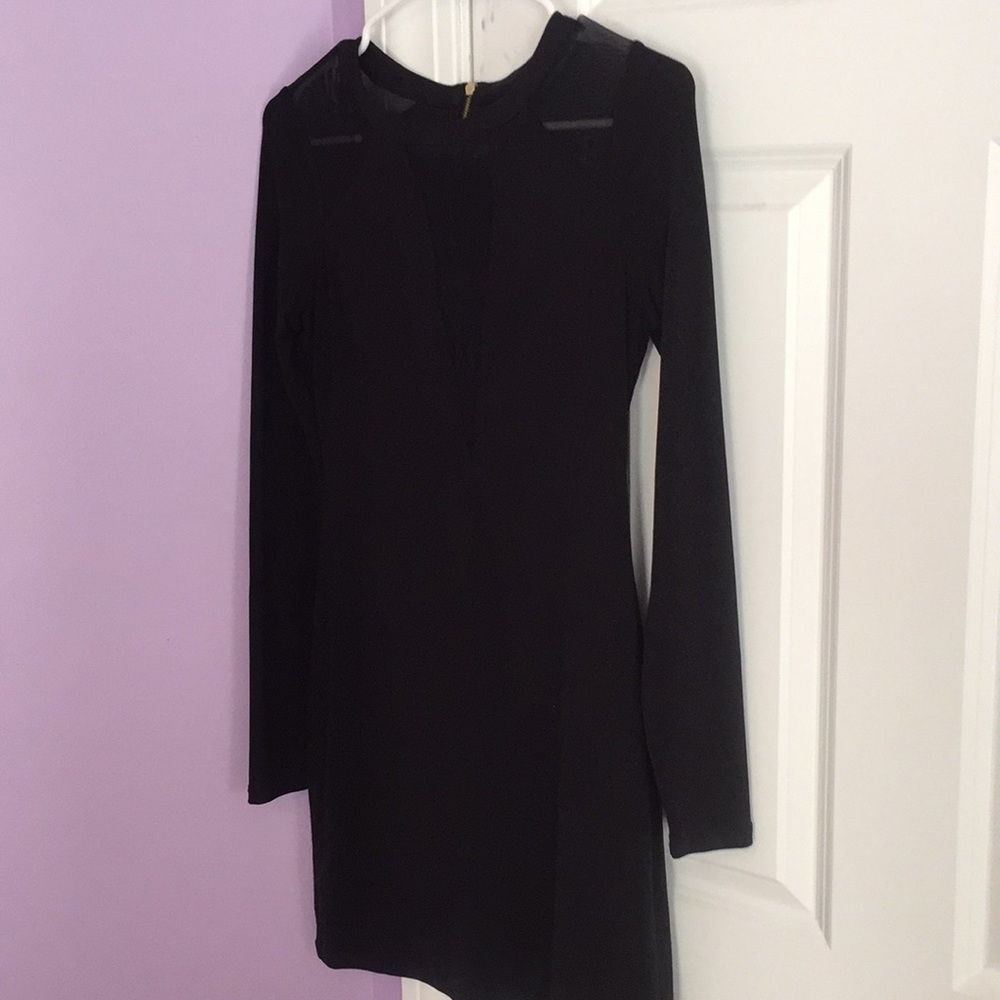 Bodycon Long-sleeve Mini Dress